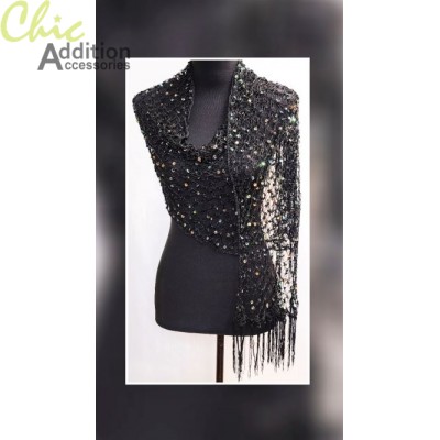 Beaded Shawl BDL-013Q